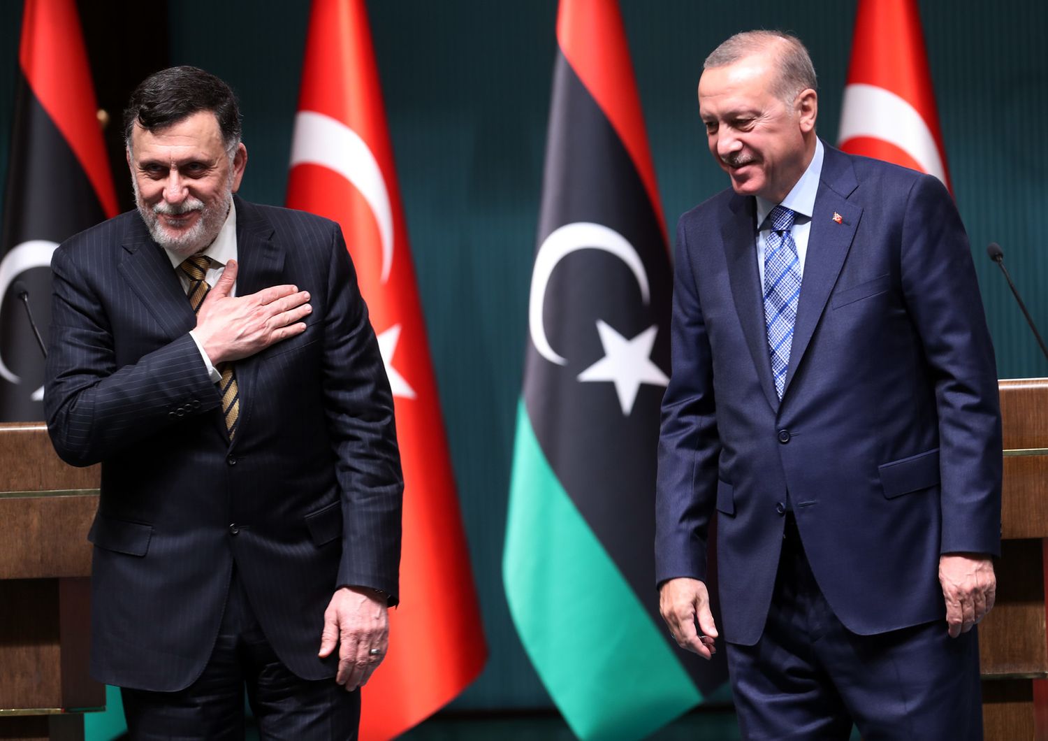 Serraj ed Erdogan