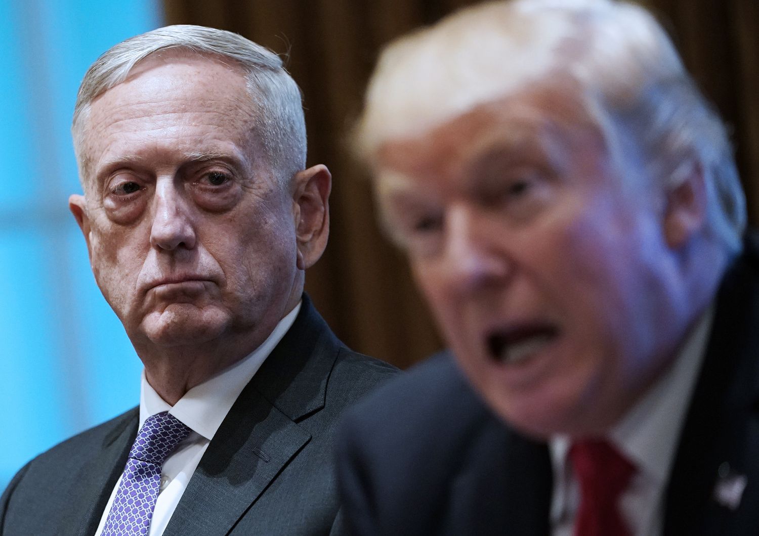 James Mattis e Donald Trump&nbsp;