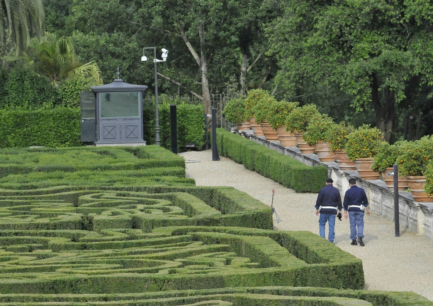 Il giardino del Casino del Ben Respiro a Villa Pamphilj/ immagine repertorio