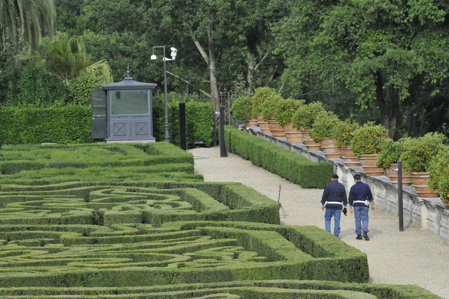 Il giardino del Casino del Ben Respiro a Villa Pamphilj/ immagine repertorio
