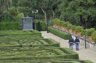 Il giardino del Casino del Ben Respiro a Villa Pamphilj/ immagine repertorio
