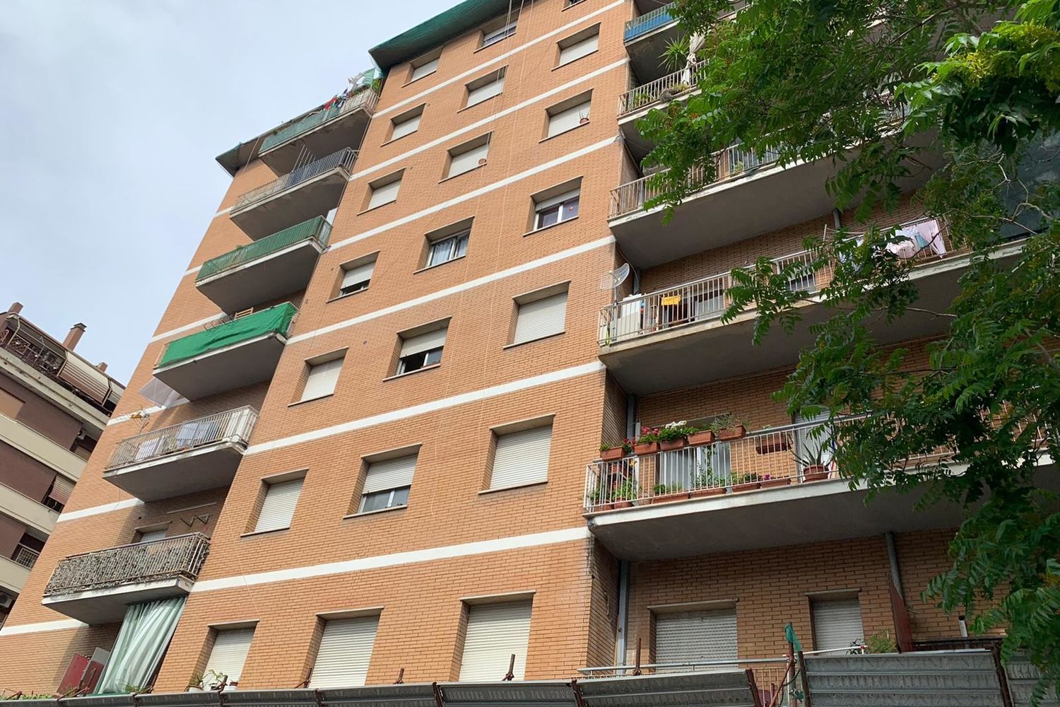 Palazzo garbatella, isolato per Covid