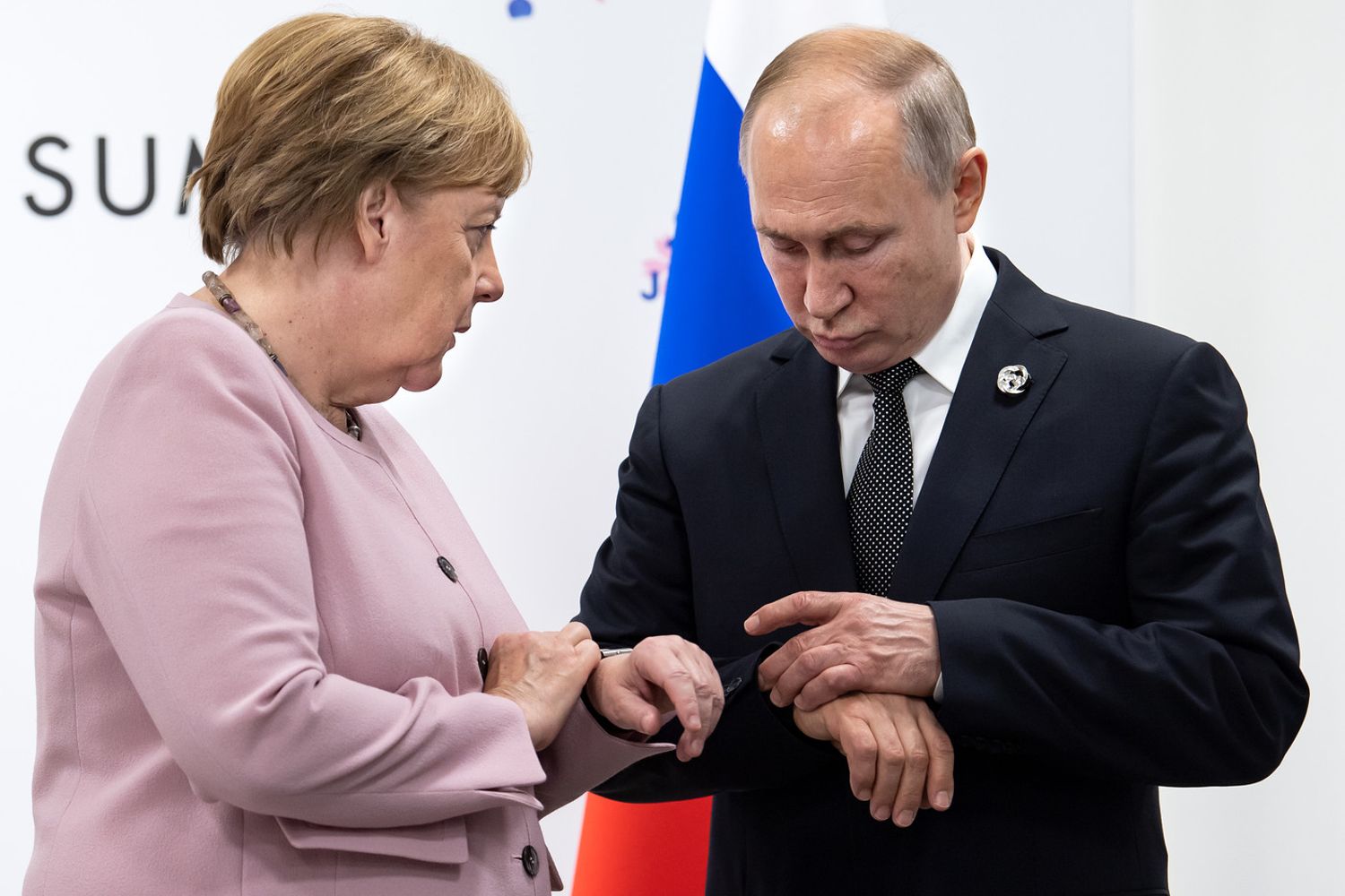 Merkel, Putin