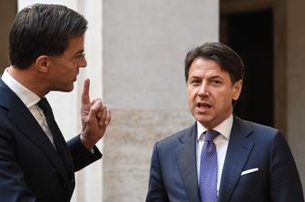 &nbsp;Mark Rutte, Giuseppe Conte