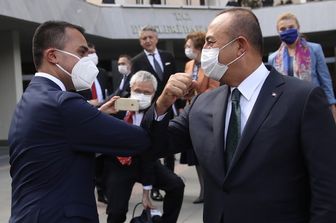 I ministri degli Esteri di Italia e Turchia: Di Maio e Kavusoglu