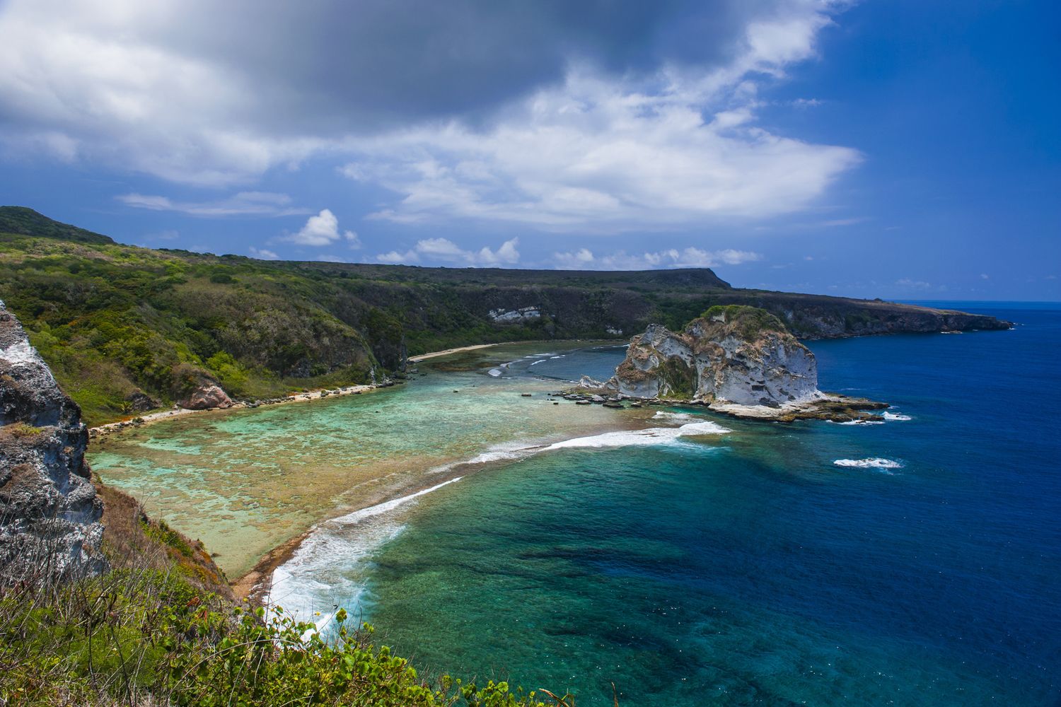 Una veduta dell'isola di Saipan, nell'arcipelago delle Marianne