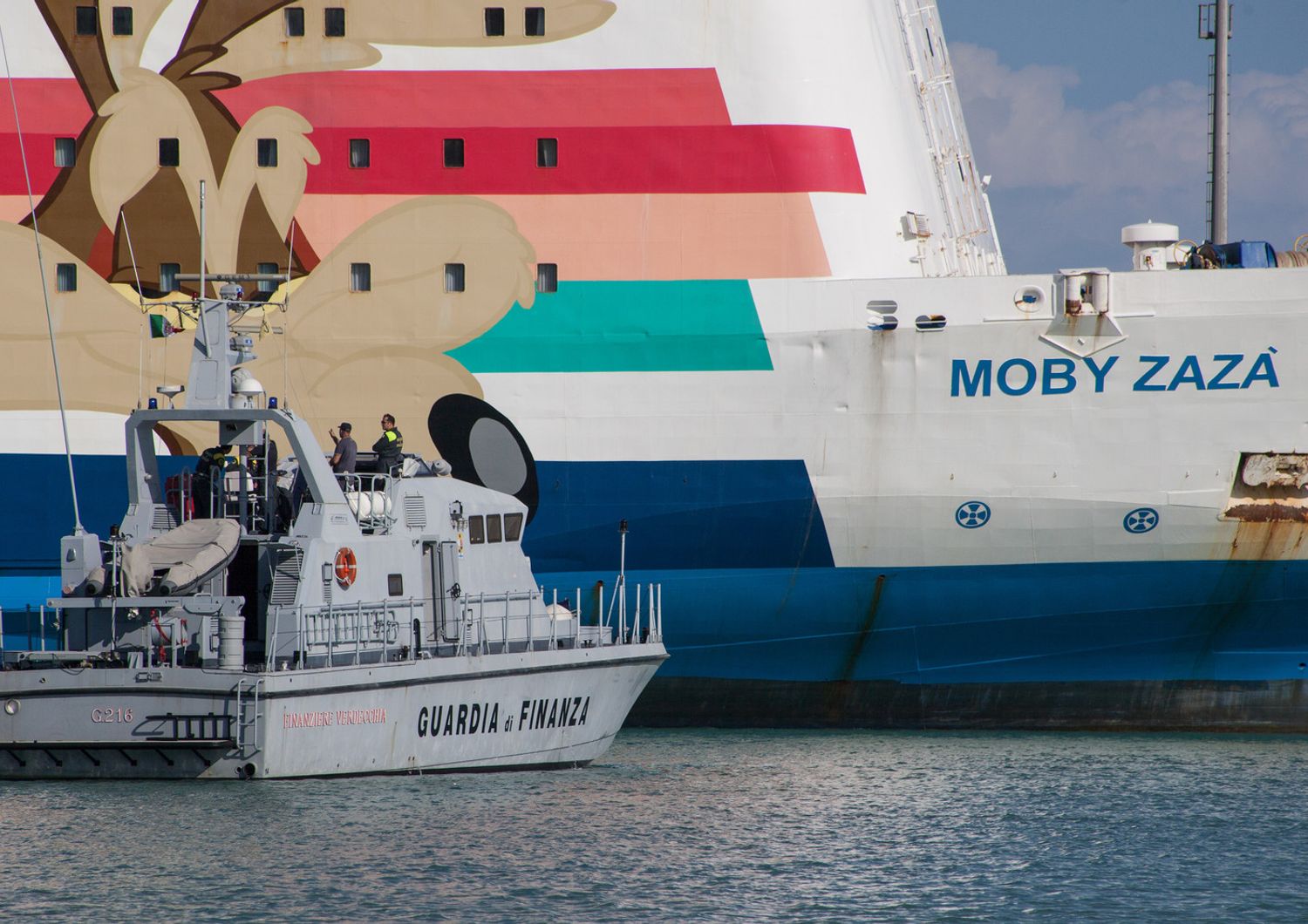La nave quarantena Moby Zaza