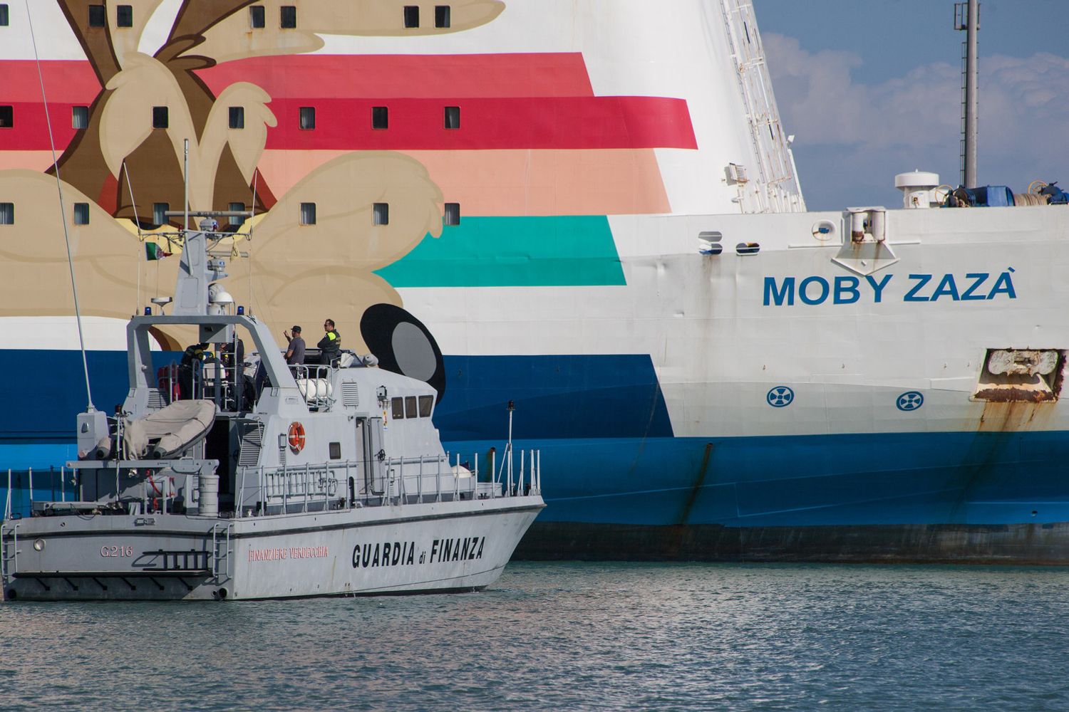 La nave quarantena Moby Zaza