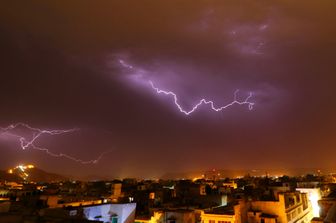 Un temporale a Jaipur