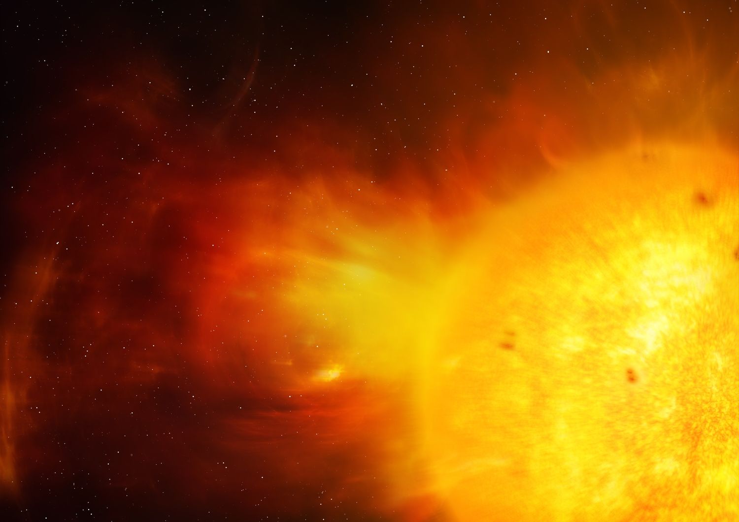 Emissione di plasma solare e onde magnetiche dalla corona del Sole