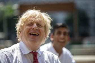 Boris Johnson e Rishi Sunak