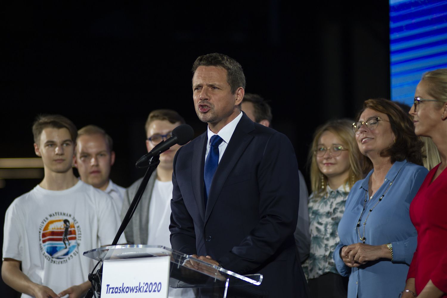Il sindaco liberale di Varsavia, Rafal Trzaskowski, che va al ballottaggio col presidente uscente Andrzej Duda