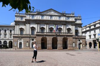 Il Teatro alla Scala chiuso durante il lockdown