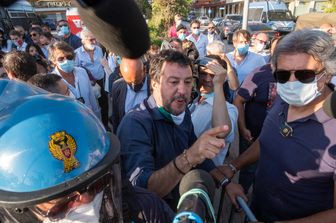 Matteo Salvini a Mondragone