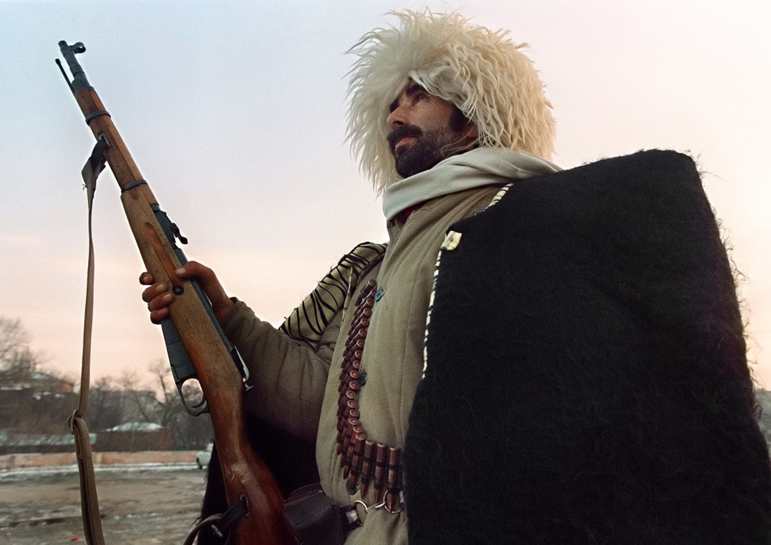 Un guerrigliero ceceno nel 1994