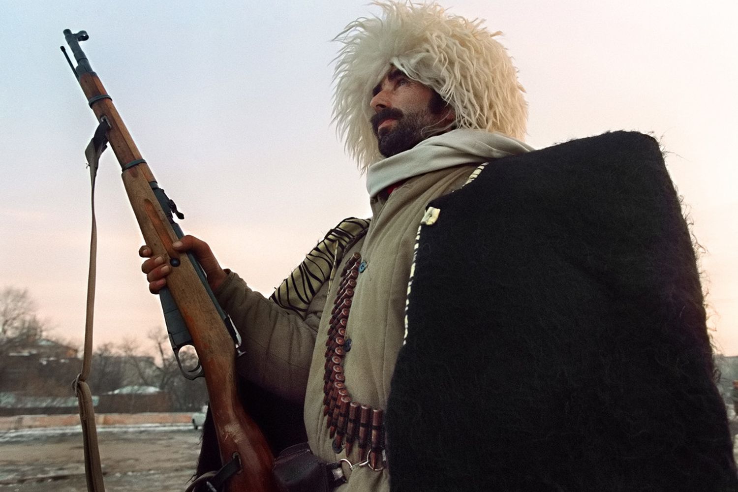 Un guerrigliero ceceno nel 1994