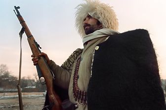 Un guerrigliero ceceno nel 1994
