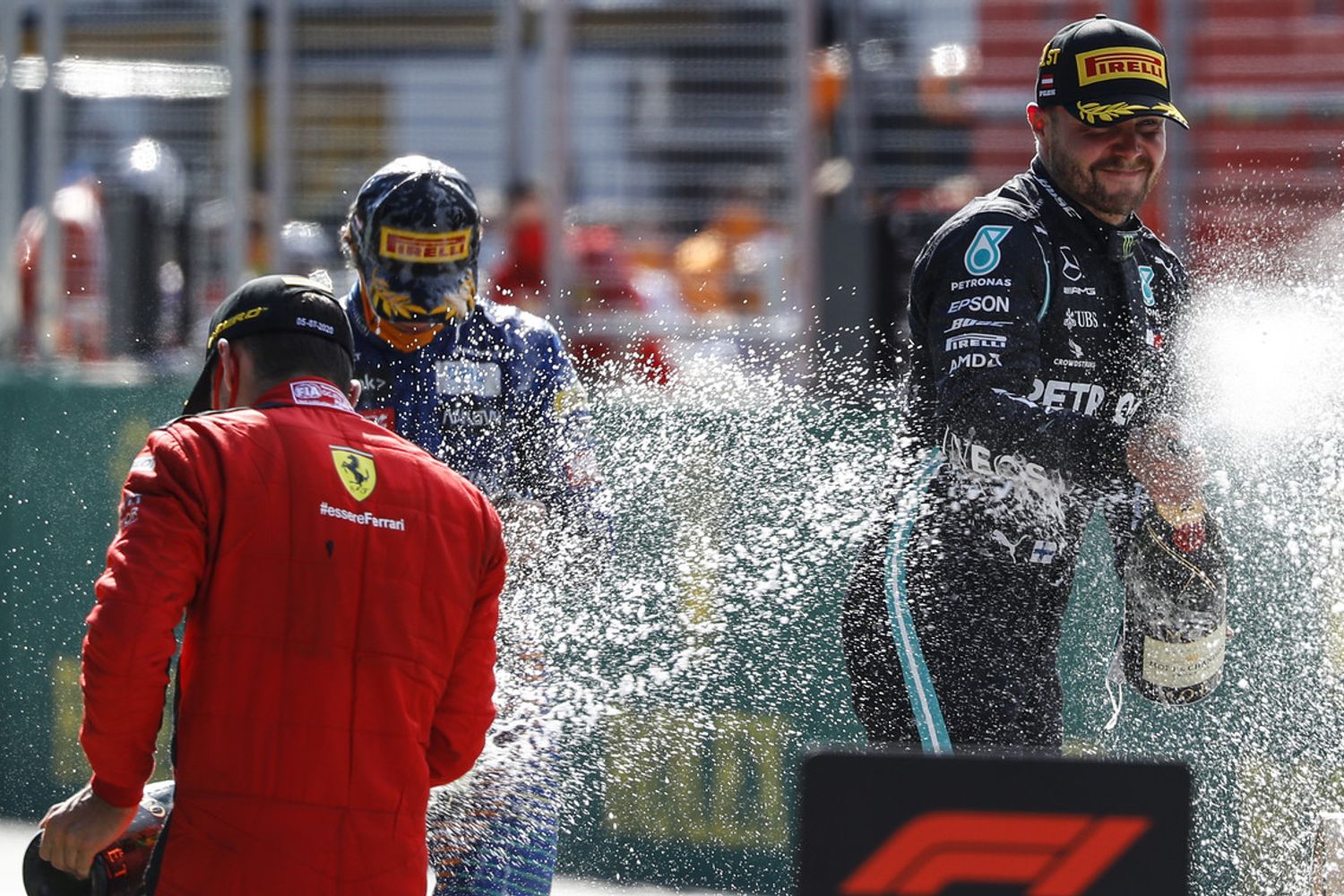 Bottas, Leclerc, Norris