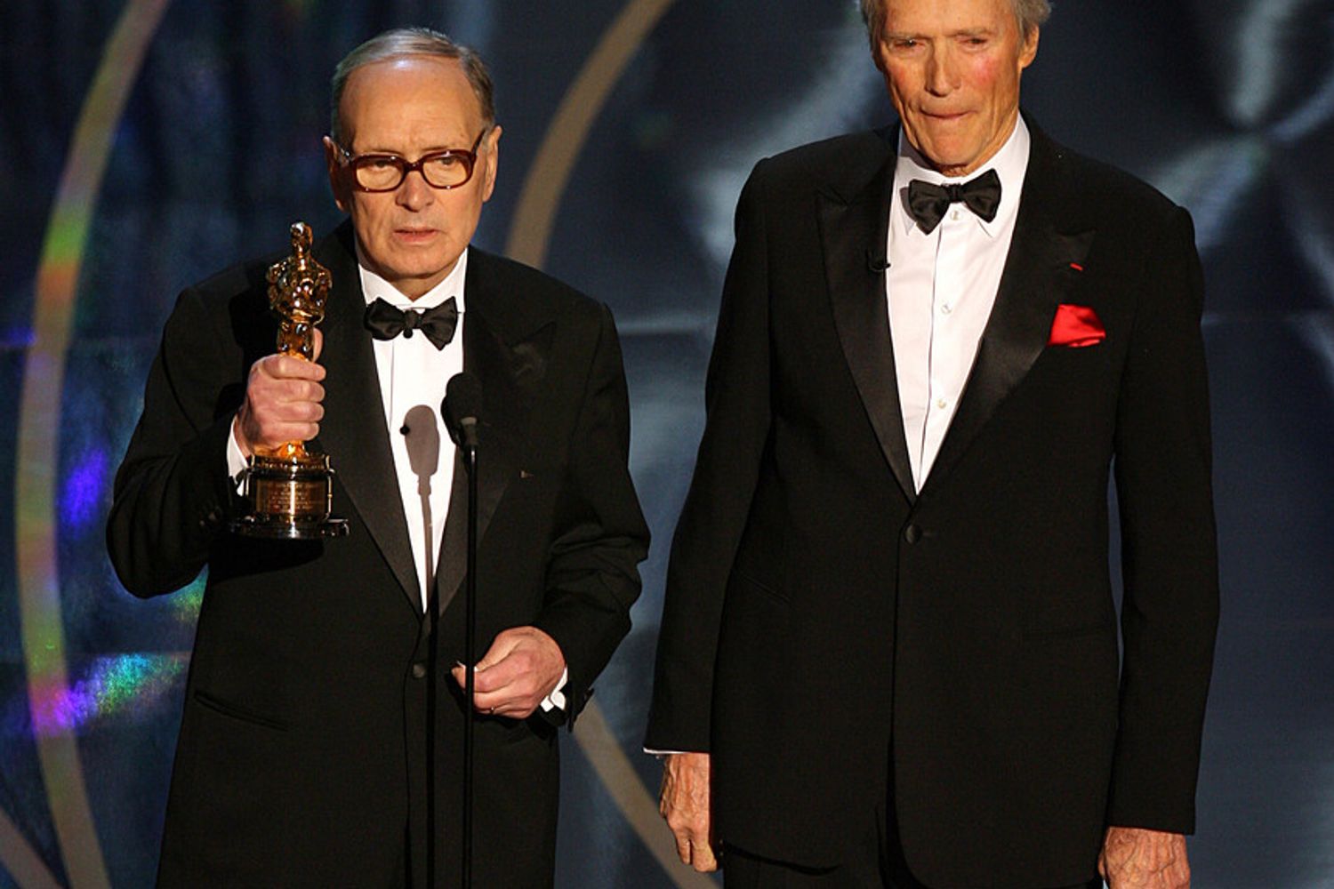 Ennio Morricone e Clint Eastwood&nbsp;
