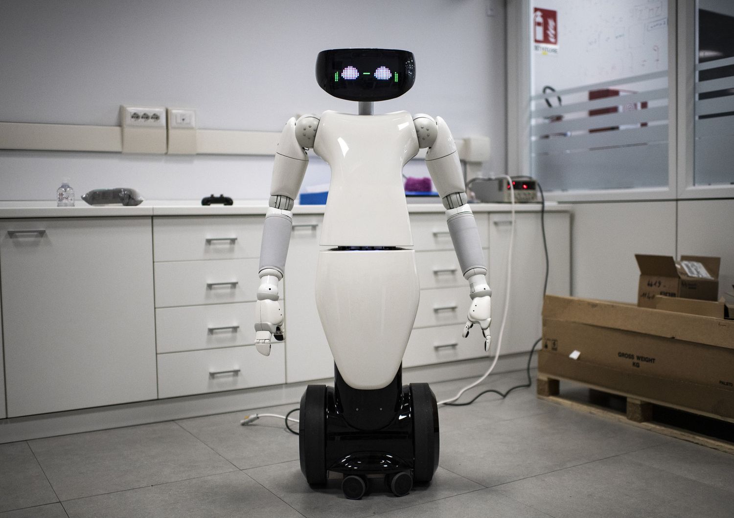 Il robot domestico R1 realizzato dall'Istituto italiano di tecnologia di Genova