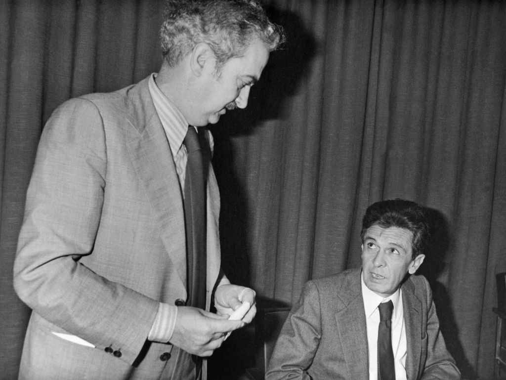 Emanuele Macaluso ed Enrico Berlinguer