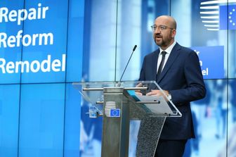 Il presidente del Consiglio Europeo Charles Michel