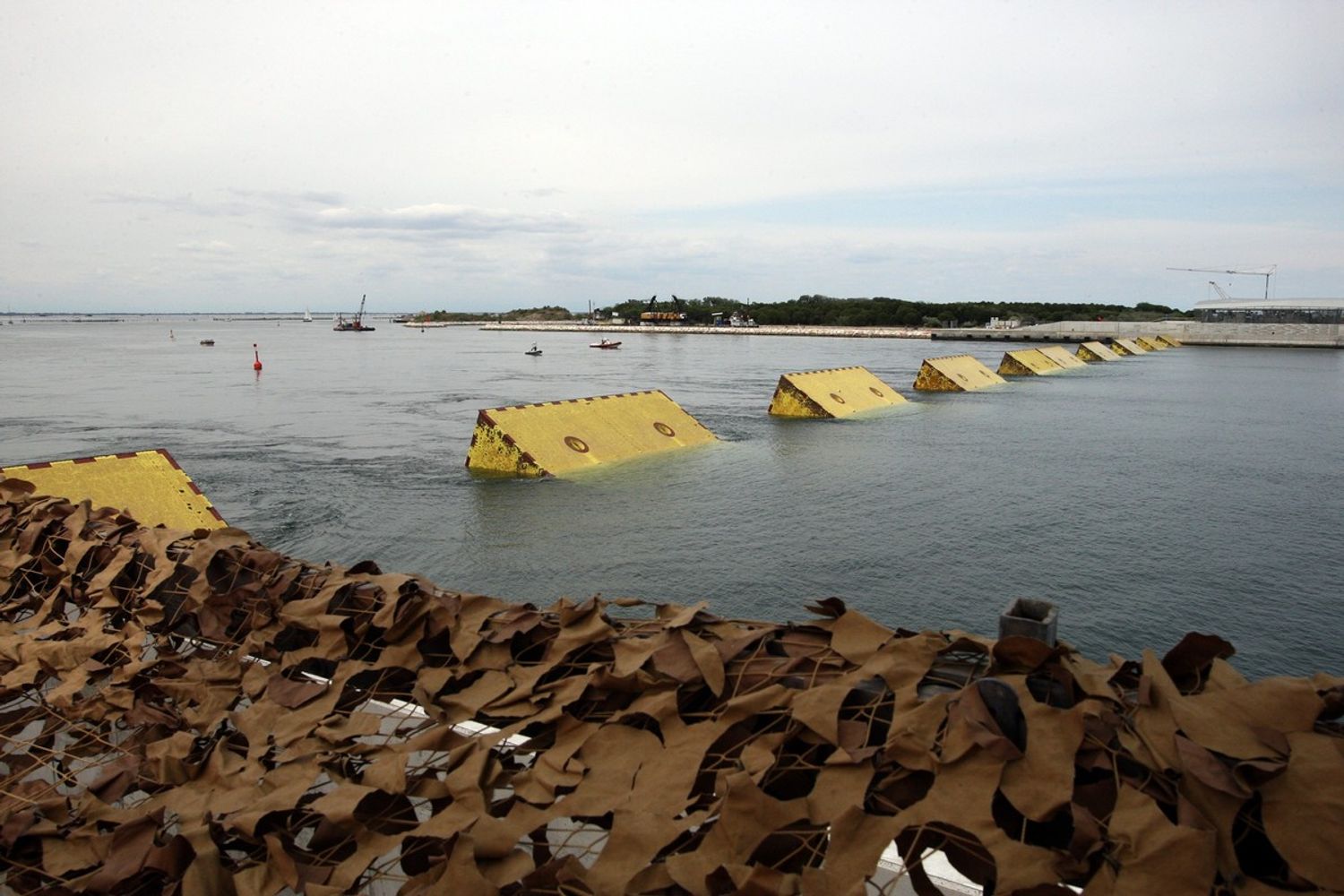 Il primo collaudo del Mose