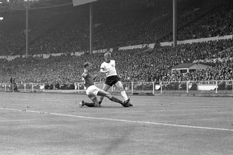 Jack Charlton con la maglia della nazionale inglese