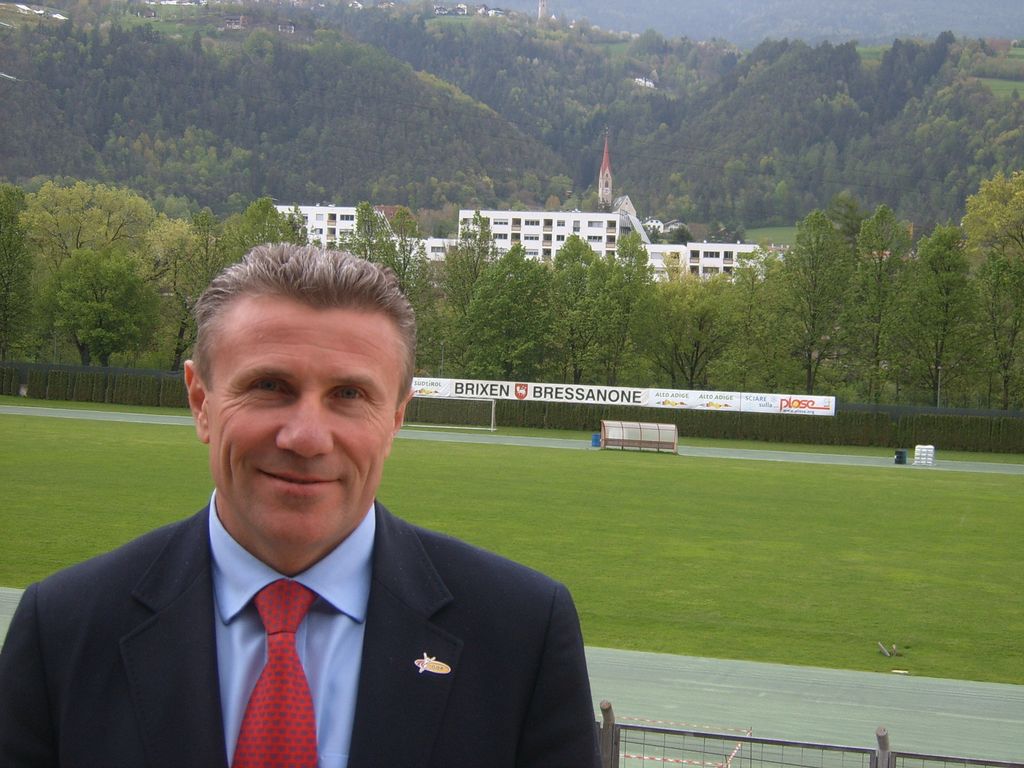 Sergej Bubka a Bressanone nel 2009
