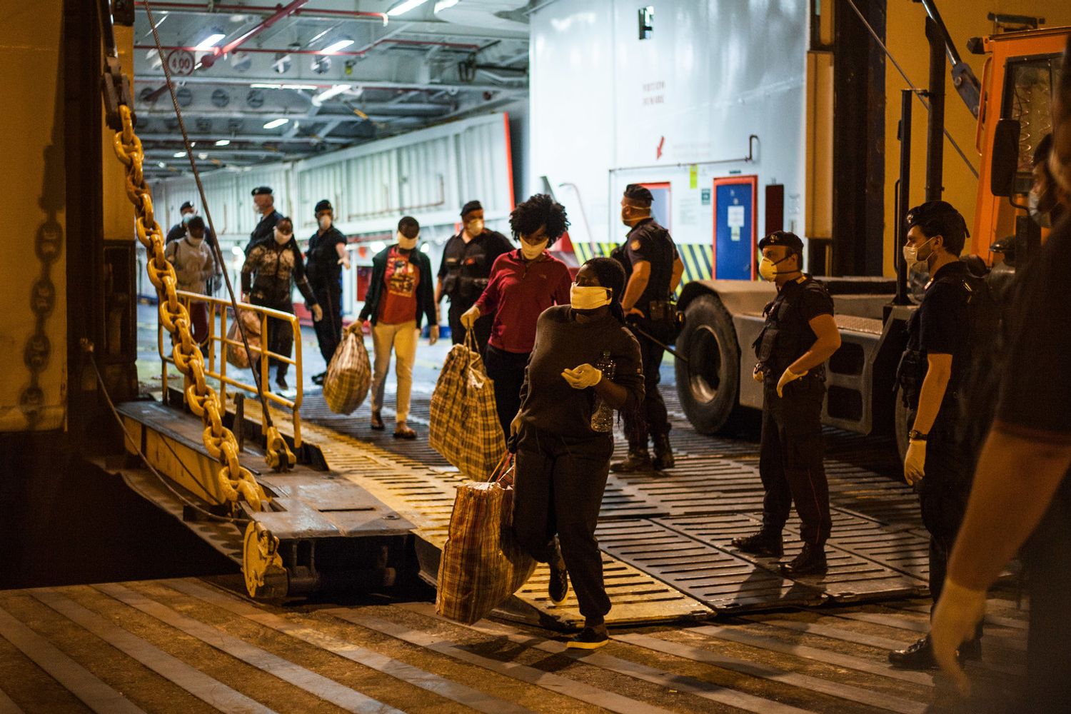 Migranti in arrivo da Lampedusa