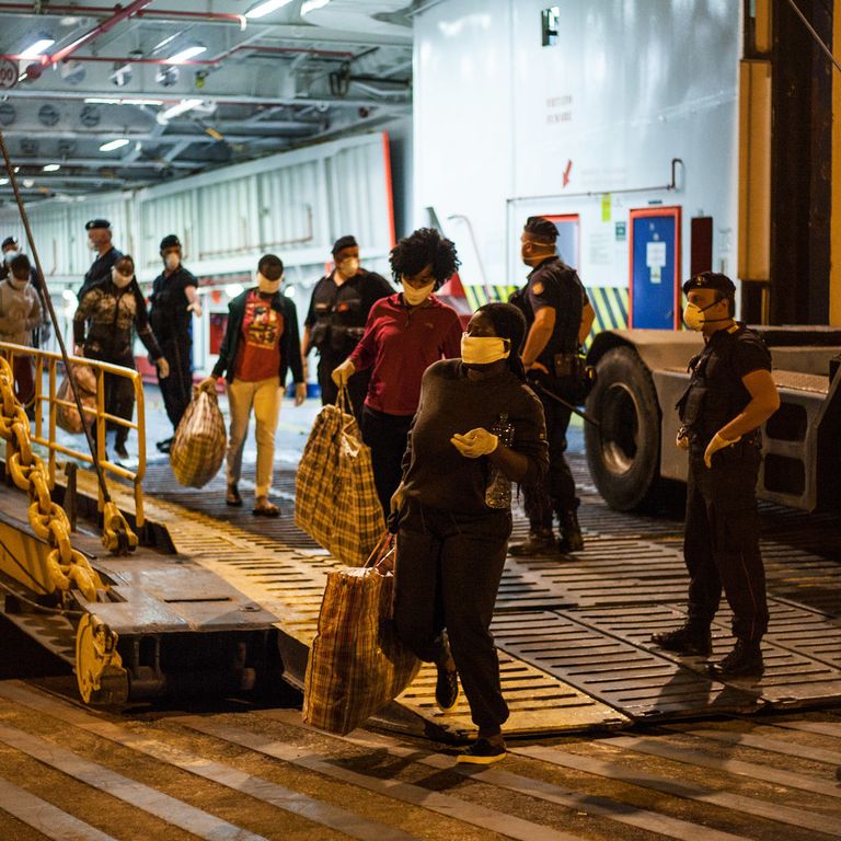 Migranti in arrivo da Lampedusa