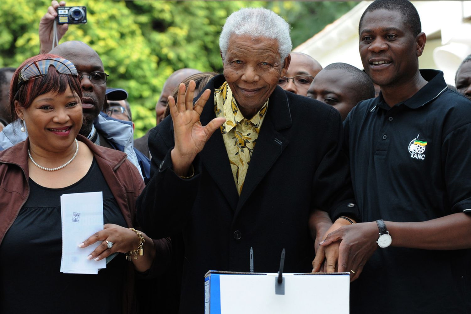 Zindzi e Nelson Mandela