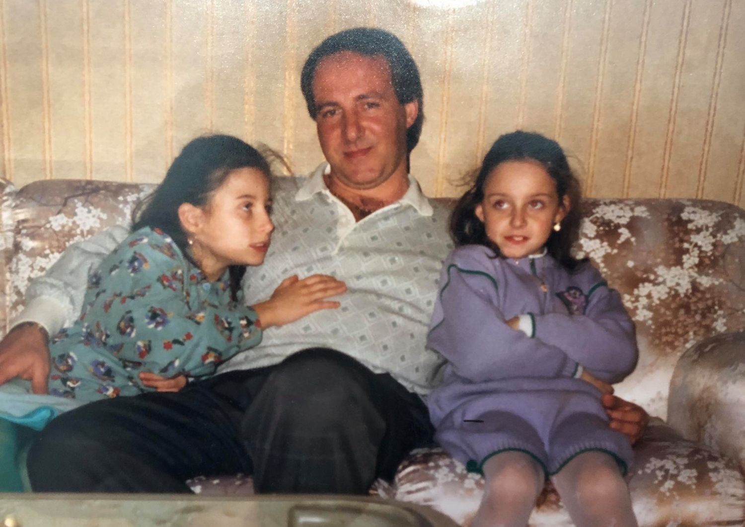 Luigi Ilardo con le figlie