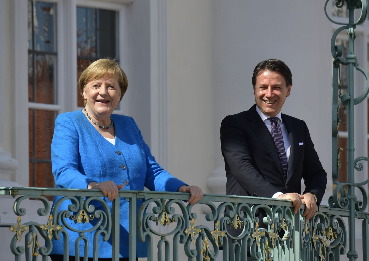 &nbsp;Angela Merkel e Giuseppe Conte