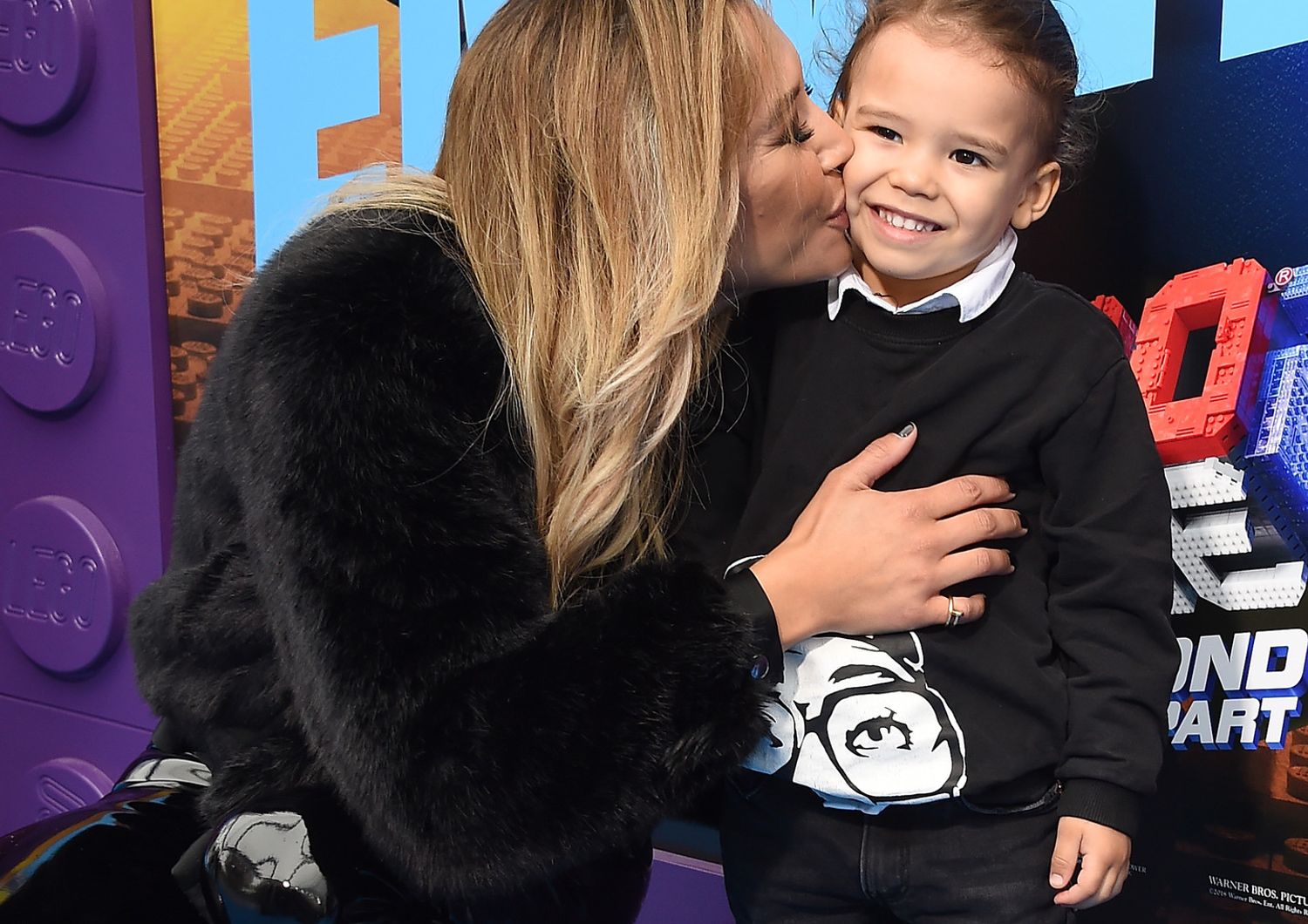 Naya Rivera e il figlio Josey fotografati alla prima di &quot;The Lego Movie 2: the second part&quot; a Westwood, in California