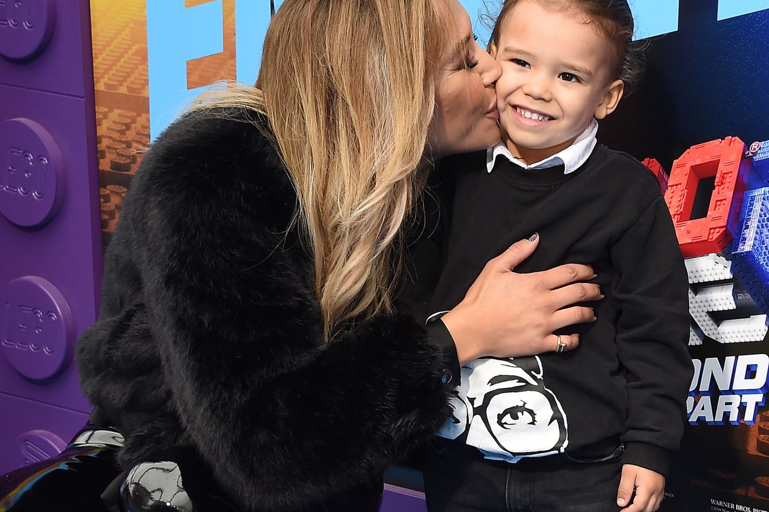 Naya Rivera e il figlio Josey fotografati alla prima di &quot;The Lego Movie 2: the second part&quot; a Westwood, in California