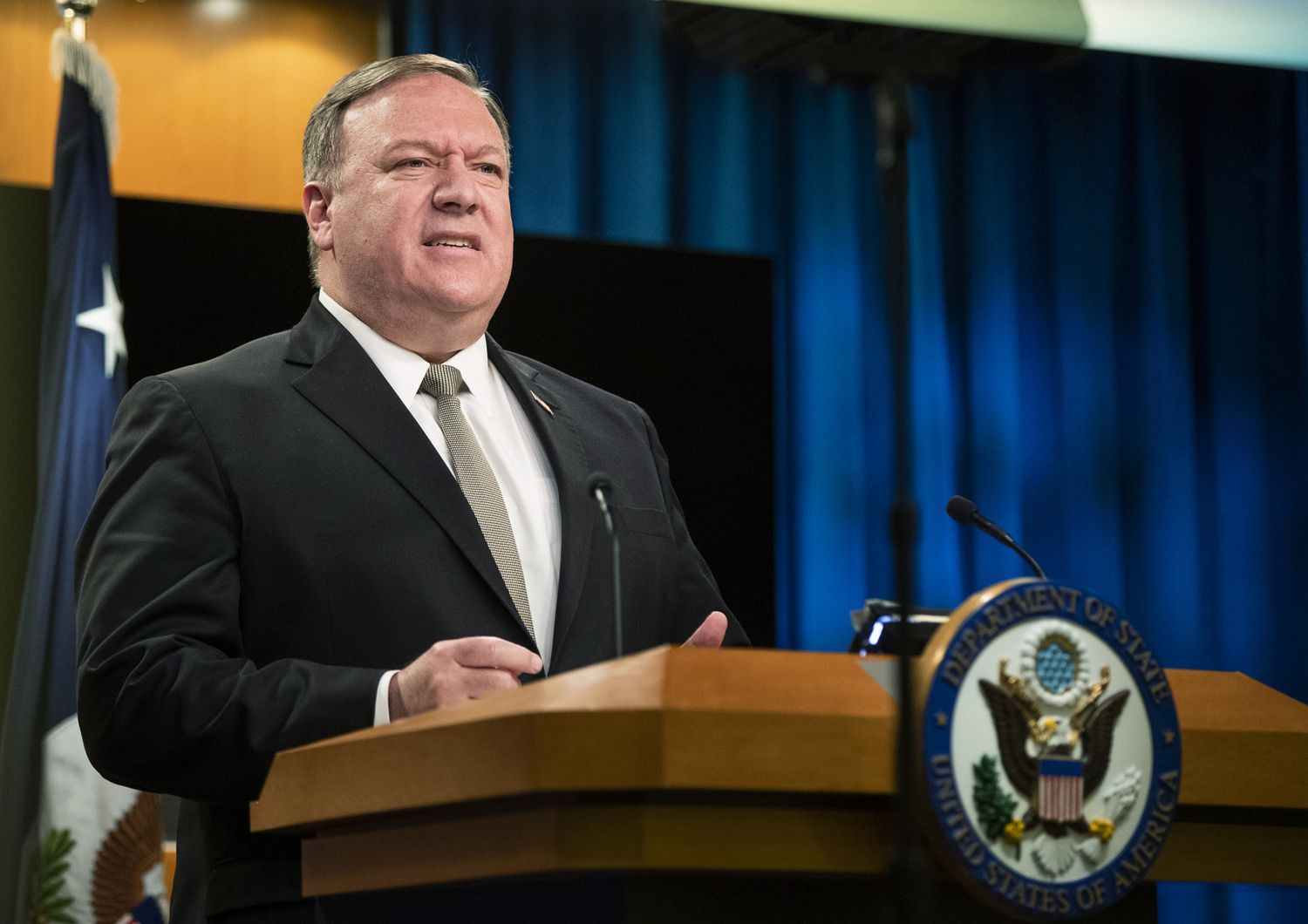 Il segretario di Stato Usa, Mike Pompeo