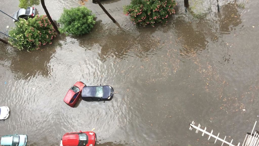 Bomba d'acqua a Palermo