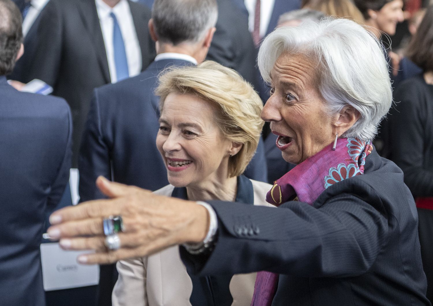 Ursula von del Leyn e Christine Lagarde