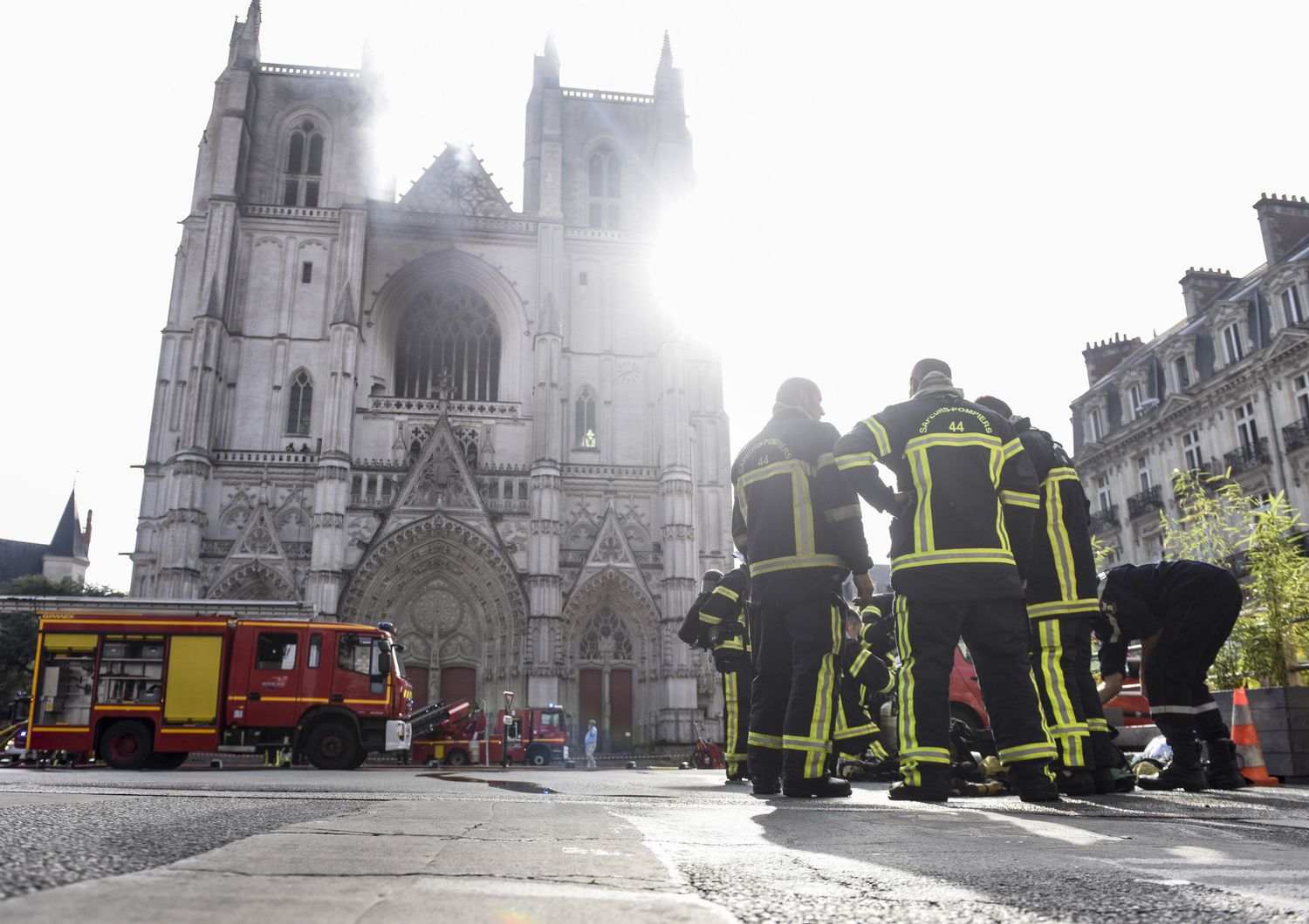 Incendio alla cattedrale di Nantes