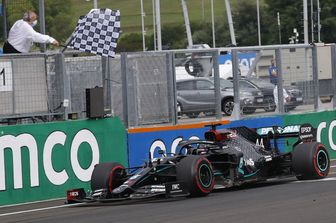 La Mercedes di Lewis Hamilton al GP di Ungheria del 2020