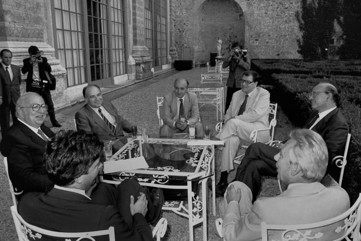Vertice del pentapartito a Villa Madama nel 1984