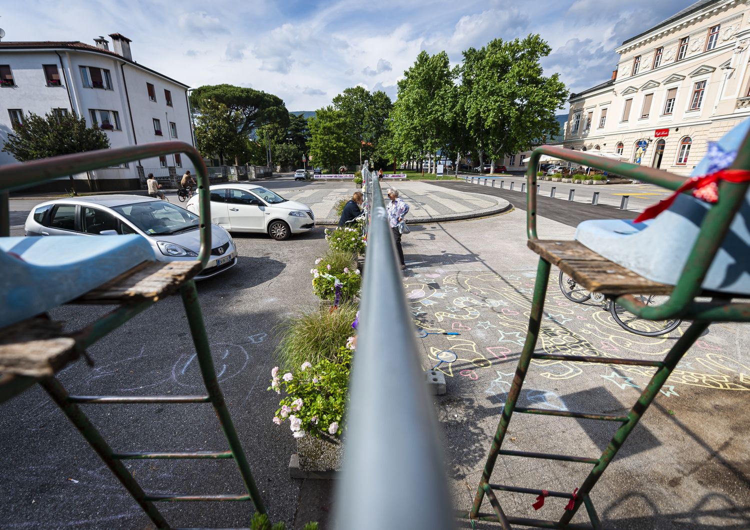 Una strada del centro di Gorizia