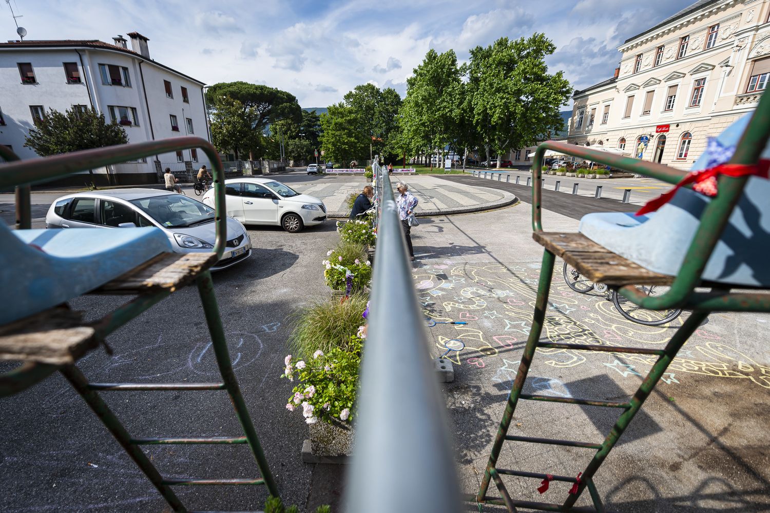 Una strada del centro di Gorizia