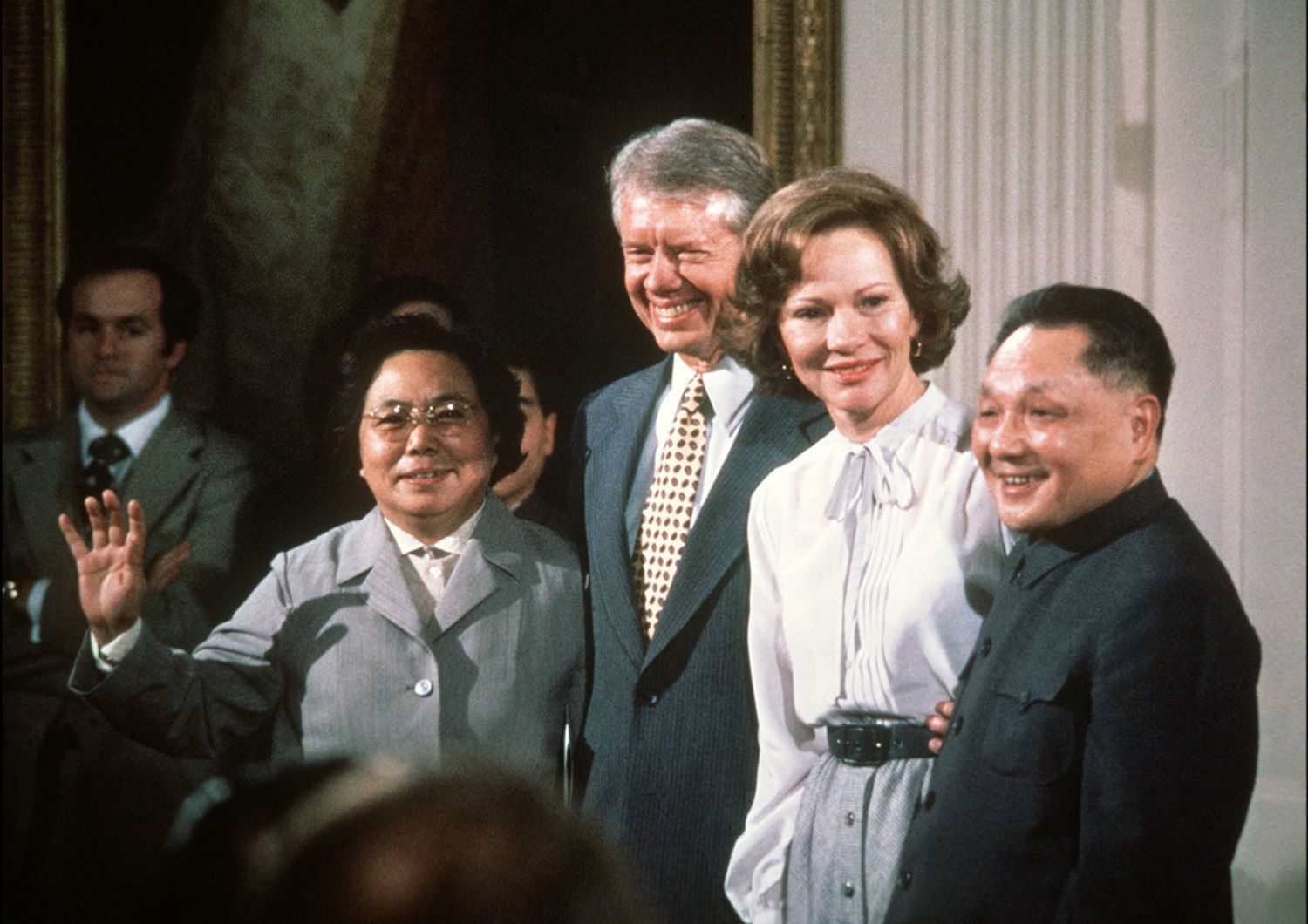 La visita di Deng negli Usa nel 1979 durante la presidenza di Jimmy Carter&nbsp;