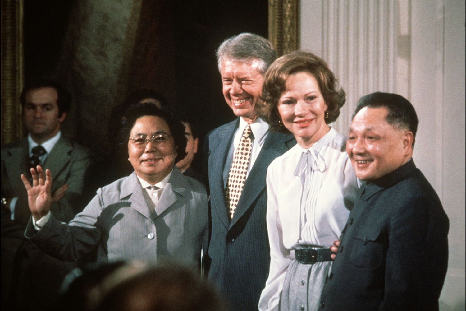 La visita di Deng negli Usa nel 1979 durante la presidenza di Jimmy Carter&nbsp;