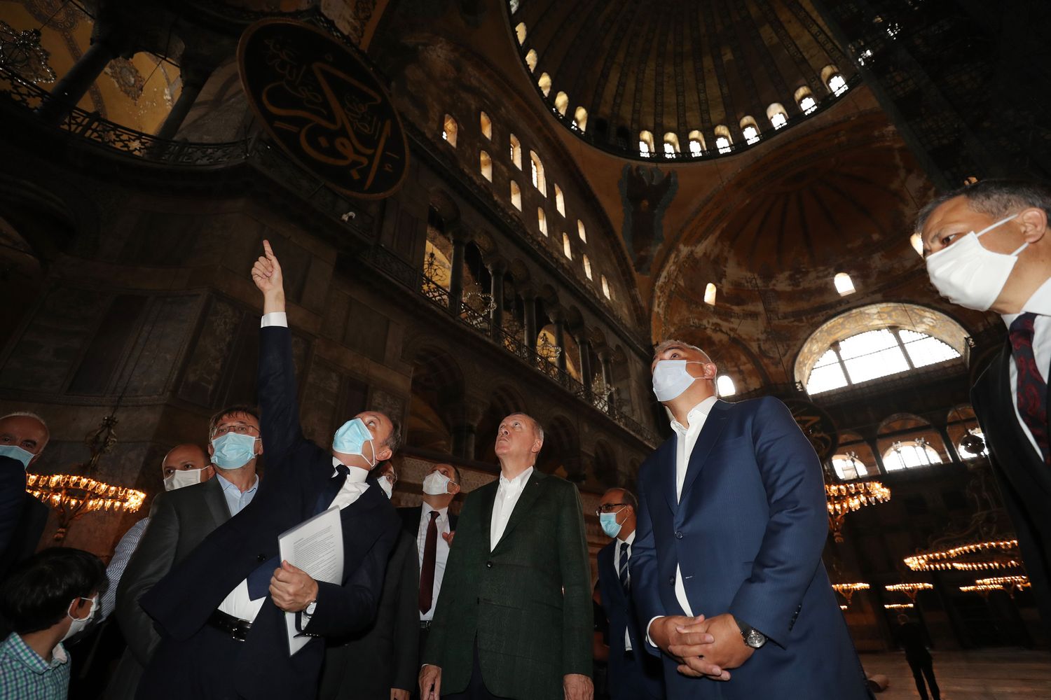 Erdogan a Santa Sofia