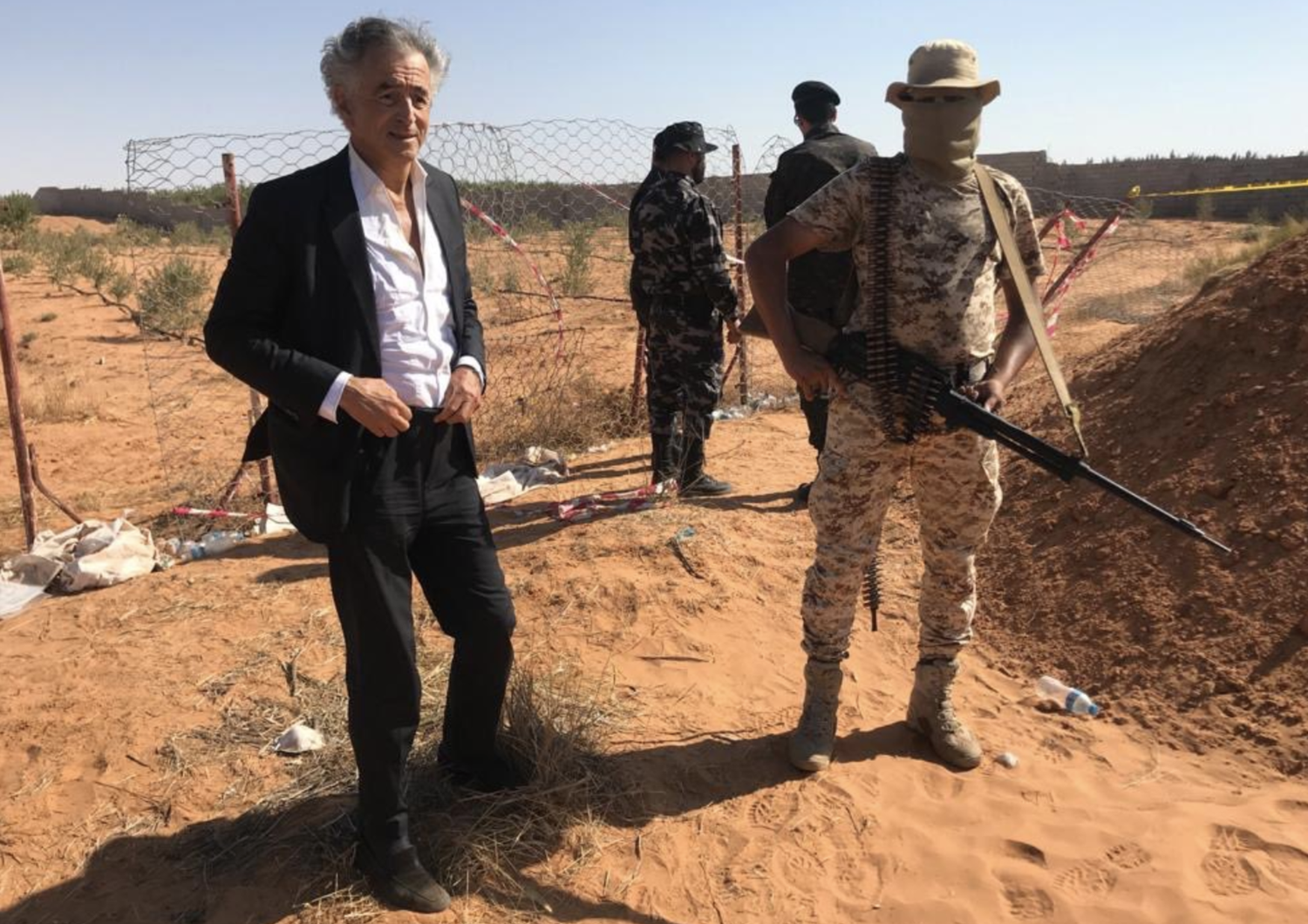 Bernard-Henri Levy in Libia