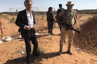 Bernard-Henri Levy in Libia