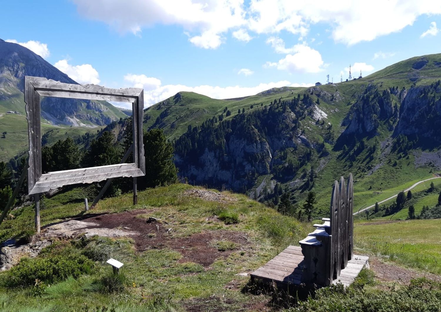 respirart val di fiemme land art installazioni foto